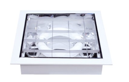 供應浩全牌格柵燈具HQ-XG001格柵燈無極燈具 嵌入式格柵燈具