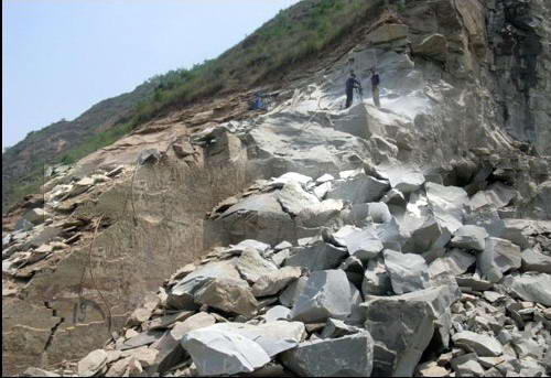 采石場(chǎng)砂巖開(kāi)采機(jī)械