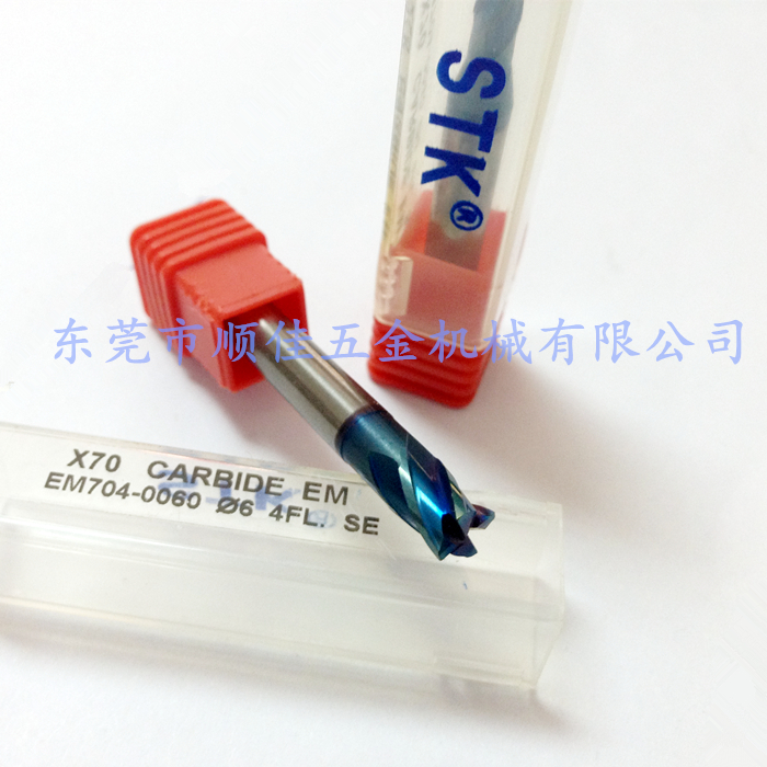 原裝STK藍色涂層鎢鋼合金銑刀 硬質(zhì)合金平底銑刀X70-POWER