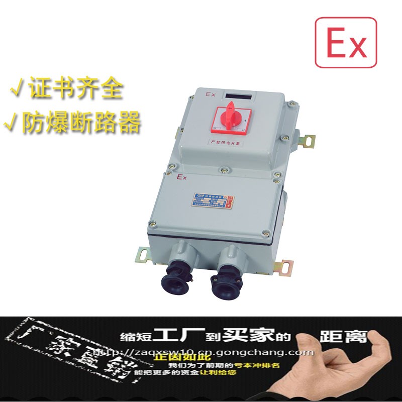 廣西哪里有防爆斷路器BDZ51-10A/20A/32A/40A 防爆漏電開(kāi)關(guān)