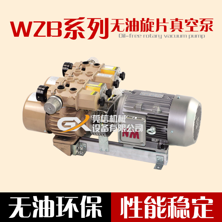 云望氣泵WZB80-P-VB-03無(wú)油泵真空泵滑片泵干泵用于真空包裝印刷