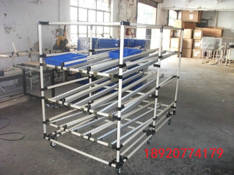 復(fù)合管線棒貨架批發(fā)天津工作臺車間貨架定做展柜庫房倉庫移動