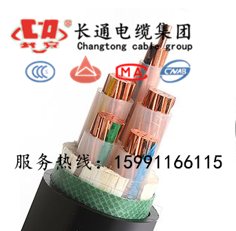 國標(biāo)保檢YJV 3×50+1×25平方電力電纜