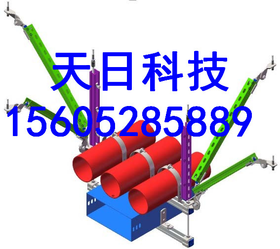 C型槽鋼抗震支吊架，管廊抗震支吊架，噴淋系統(tǒng)管束，抗震管束