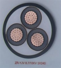 陜西ZR-YJV22 6/10kv 3*50高壓電纜