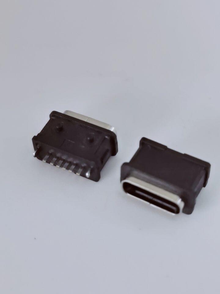 TYPE-C 6PIN ʽֱȫܷˮĸ 늄(dng)ˢֱͯBӿ