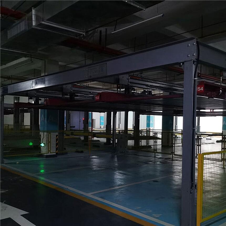 渭南市富平機械車庫租賃 機械立體車位價格租用 萊貝機械立體停車設備過驗收
