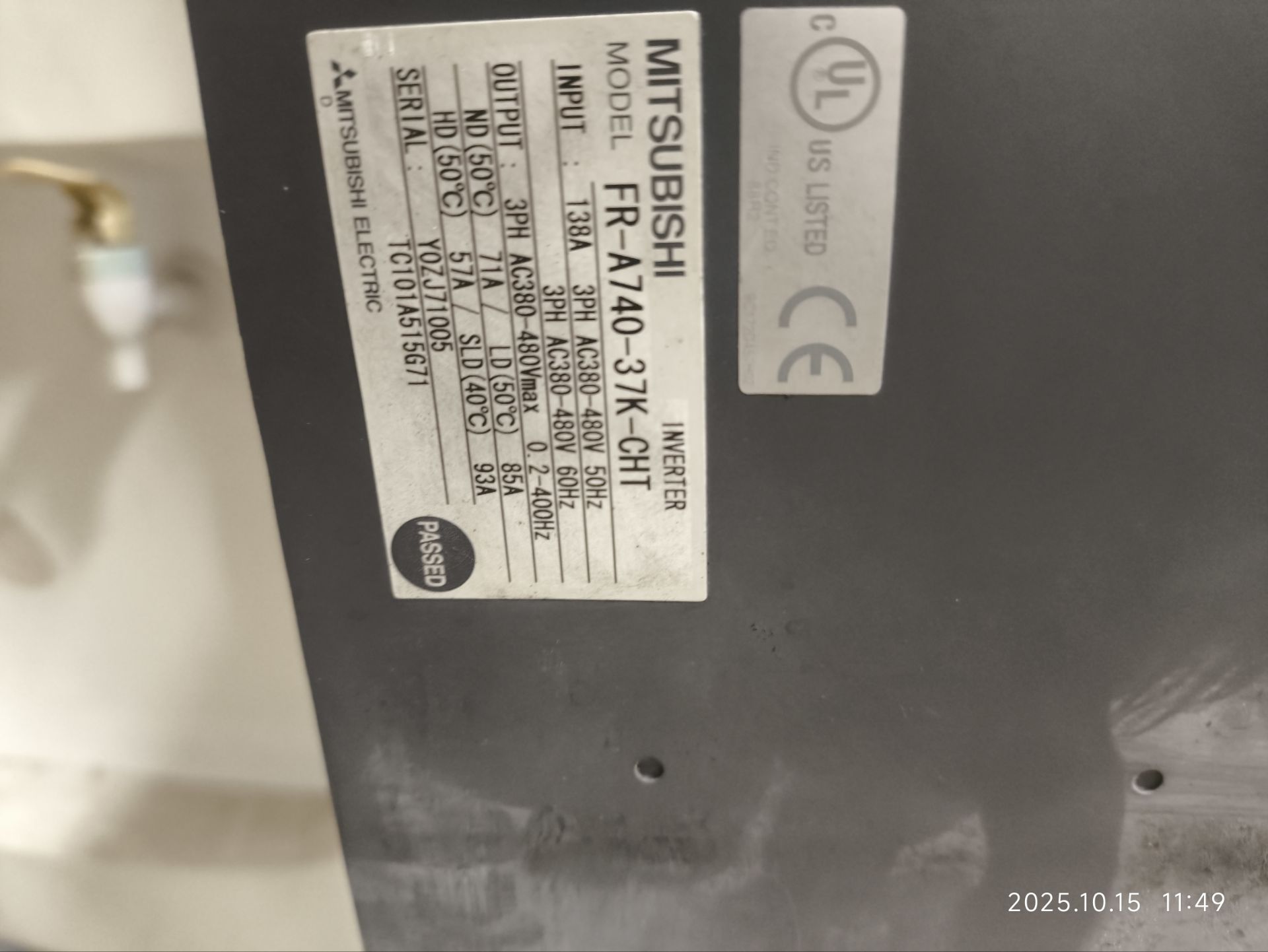 三菱變頻器FR-A740-37K-CHT