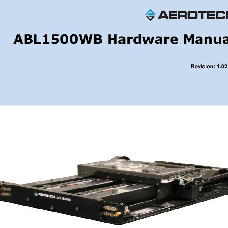 ԭbM(jn)AerotechABL1500WBӌ⸡ֱ늙C(j)\(yn)(dng)ƽ_B